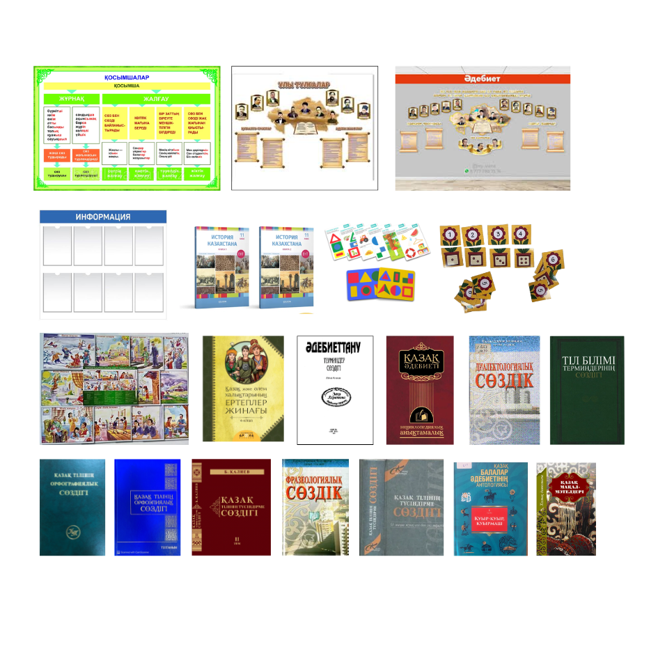 Комплект оборудования INGSCREEN INGS KAZ-20 для учебного кабинета казахского языка, 20 предметов