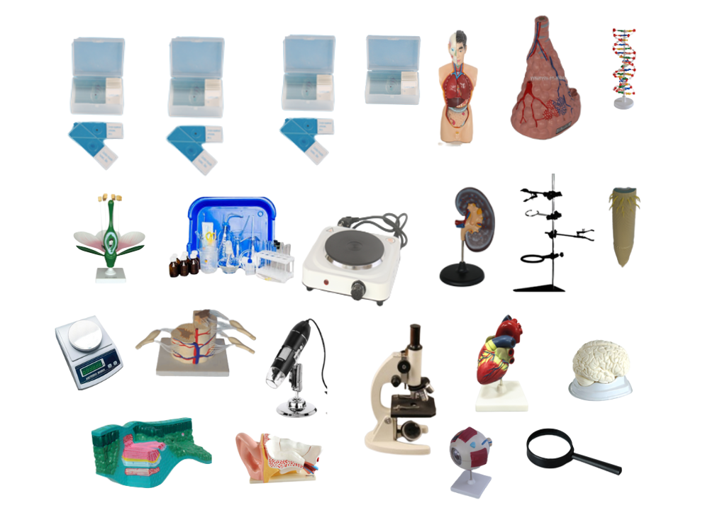 Комплект лабораторного оборудования ARYSTAN BIO-23 для учебного кабинета биологии, 23 предметов