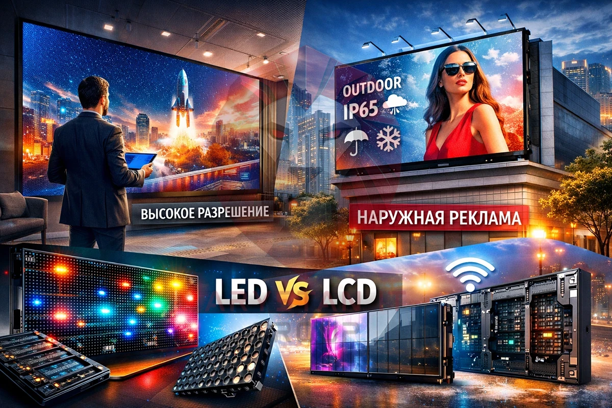 LED экраны для рекламы: характеристики, преимущества и реальные возможности